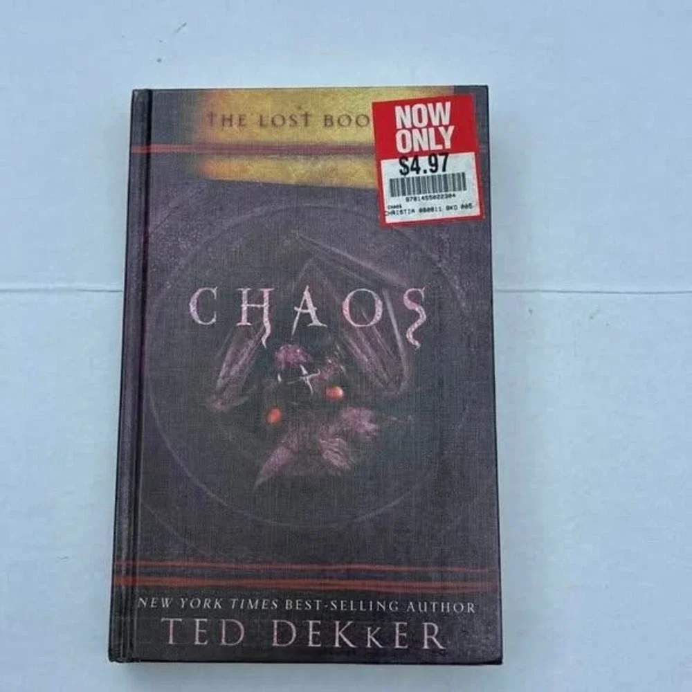 Chaos Ted Dekker Book 4 The Lost Books Hardcover Christian Fantasy Fiction Novel